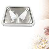 Maxbell Ice Cream Pan Fun Parent Child Activities Easy to Clean Ice Cream Cold Plate white