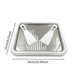 Maxbell Ice Cream Pan Fun Parent Child Activities Easy to Clean Ice Cream Cold Plate white
