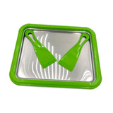 Maxbell Ice Cream Pan Fun Parent Child Activities Easy to Clean Ice Cream Cold Plate green