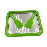 Maxbell Ice Cream Pan Fun Parent Child Activities Easy to Clean Ice Cream Cold Plate green