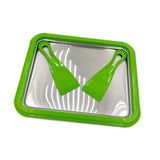 Maxbell Ice Cream Pan Fun Parent Child Activities Easy to Clean Ice Cream Cold Plate green