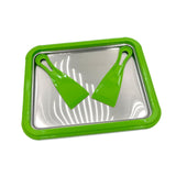 Maxbell Ice Cream Pan Fun Parent Child Activities Easy to Clean Ice Cream Cold Plate green