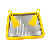 Maxbell Ice Cream Pan Fun Parent Child Activities Easy to Clean Ice Cream Cold Plate yellow
