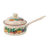 Maxbell Small Enamel Milk Pot Milk Pot Nonstick for Kitchen Induction Cooker Camping