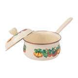 Maxbell Small Enamel Milk Pot Milk Pot Nonstick for Kitchen Induction Cooker Camping