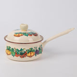 Maxbell Small Enamel Milk Pot Milk Pot Nonstick for Kitchen Induction Cooker Camping