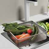 Maxbell Drain Basket Vegetable Drain Basket for Household Wash Rice Kitchen