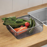 Maxbell Drain Basket Vegetable Drain Basket for Household Wash Rice Kitchen