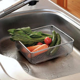 Maxbell Drain Basket Vegetable Drain Basket for Household Wash Rice Kitchen