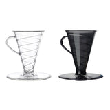 Maxbell Pour over Coffee Maker Multipurpose Coffee Dripper for Travel Kitchen Office black