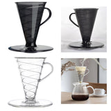 Maxbell Pour over Coffee Maker Multipurpose Coffee Dripper for Travel Kitchen Office black