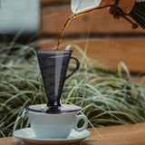 Maxbell Pour over Coffee Maker Multipurpose Coffee Dripper for Travel Kitchen Office black