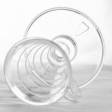 Maxbell Pour over Coffee Maker Multipurpose Coffee Dripper for Travel Kitchen Office clear