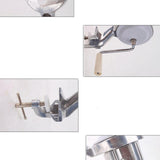 Maxbell Manual Pasta Maker Hand Cranking Noodles Pressing for Home Spaghetti Noodles