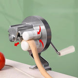 Maxbell Manual Pasta Maker Hand Cranking Noodles Pressing for Home Spaghetti Noodles