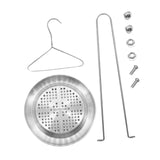 Maxbell Stainless Steel Turkey Fryer Stand Goose Chicken Rack for BBQ Camping Picnic