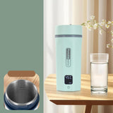 Maxbell Portable Electric Kettle with 6 Variable Presets 550ml for Hotel Travel Home green