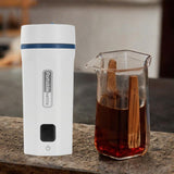 Maxbell Portable Electric Kettle with 6 Variable Presets 550ml for Hotel Travel Home white