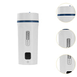 Maxbell Portable Electric Kettle with 6 Variable Presets 550ml for Hotel Travel Home white