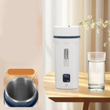 Maxbell Portable Electric Kettle with 6 Variable Presets 550ml for Hotel Travel Home white