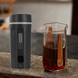 Maxbell Portable Electric Kettle with 6 Variable Presets 550ml for Hotel Travel Home black