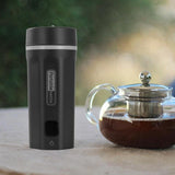 Maxbell Portable Electric Kettle with 6 Variable Presets 550ml for Hotel Travel Home black