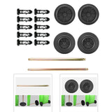 Maxbell Trash Can Spare Parts Heavy Duty Household 100 120 240 L 10PC Lid Hinge Pins Lid Hinge Pin