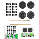 Maxbell Trash Can Spare Parts Heavy Duty Household 100 120 240 L 10PC Lid Hinge Pins Lid Hinge Pin