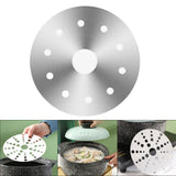 Maxbell Heating Diffuser Plate Induction Adapter Plate for Home Electric Cooktop Pot 13cm