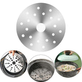 Maxbell Heating Diffuser Plate Induction Adapter Plate for Home Electric Cooktop Pot 16.5cm