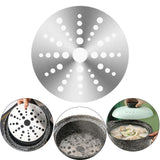 Maxbell Heating Diffuser Plate Induction Adapter Plate for Home Electric Cooktop Pot 19.8cm