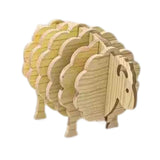 Maxbell Sheep Wooden Coaster Handcrafted Reusable Farmhouse Dining Table Decor