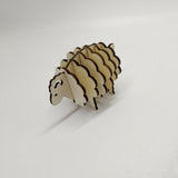 Maxbell Sheep Wooden Coaster Handcrafted Reusable Farmhouse Dining Table Decor