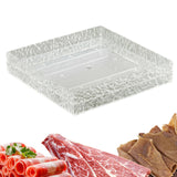 Maxbell Sashimi Tray Sushi Board Ice Chilled Serving Tray for Fruit Beverage Cheese M