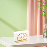 Maxbell Napkin Holder with Metal Wire Napkin Storage Box for Countertop Home Kitchen flower gold