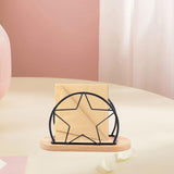 Maxbell Napkin Holder with Metal Wire Napkin Storage Box for Countertop Home Kitchen star black