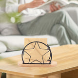 Maxbell Napkin Holder with Metal Wire Napkin Storage Box for Countertop Home Kitchen star black