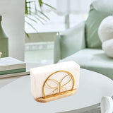 Maxbell Napkin Holder with Metal Wire Napkin Storage Box for Countertop Home Kitchen Butterfly gold