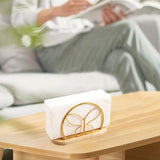 Maxbell Napkin Holder with Metal Wire Napkin Storage Box for Countertop Home Kitchen Butterfly gold