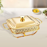 Maxbell Stainless Steel Chafing Dish Sturdy Warmer Server for Restaurant Home Buffet Gold