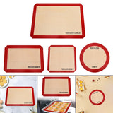 Maxbell Silicone Baking Mat Professional Bakeware Oven Baking Sheet for Pastry Bread 42x29.5cm