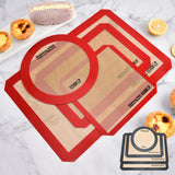Maxbell Silicone Baking Mat Professional Bakeware Oven Baking Sheet for Pastry Bread 42x29.5cm