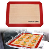 Maxbell Silicone Baking Mat Professional Bakeware Oven Baking Sheet for Pastry Bread 30x21cm