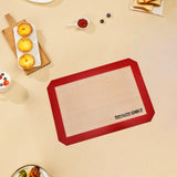 Maxbell Silicone Baking Mat Professional Bakeware Oven Baking Sheet for Pastry Bread 30x21cm