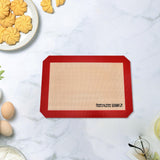 Maxbell Silicone Baking Mat Professional Bakeware Oven Baking Sheet for Pastry Bread 30x21cm