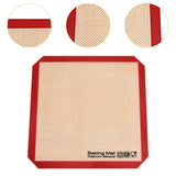 Maxbell Silicone Baking Mat Professional Bakeware Oven Baking Sheet for Pastry Bread 21x21cm