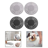 Maxbell 2Pcs Silicone Drain Cover Silicone Drain Catcher for Bathroom Sink Bathtub gray