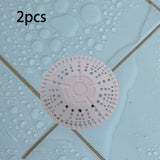 Maxbell 2Pcs Silicone Drain Cover Silicone Drain Catcher for Bathroom Sink Bathtub gray