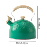 Maxbell Stainless Steel Whistling Kettle 2.5 L with Handle for Picnic Kitchen Hiking