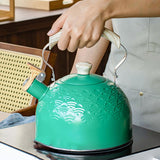 Maxbell Stainless Steel Whistling Kettle 2.5 L with Handle for Picnic Kitchen Hiking